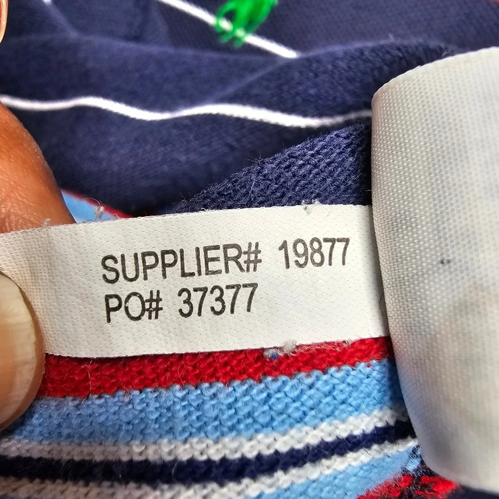 Polo‎ Ralph Lauren Men's Polo Shirt Size XXL Classic Fit Blue Red Short Sleeve